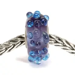 TROLLBEADS BLÅ BRUS GLASKUGLE - TGLBE-10042