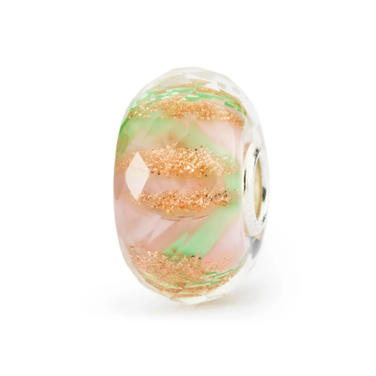 TROLLBEADS 'BLOMSTERBED' GLAS KUGLE - TGLBE-30082