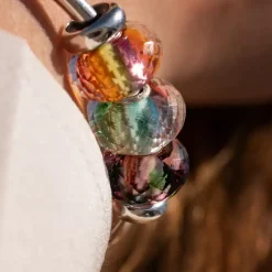 TROLLBEADS GLAS KUGLE 'LAG AF NYSGERRIGHED OG ENERGI' - TGLBE-30111