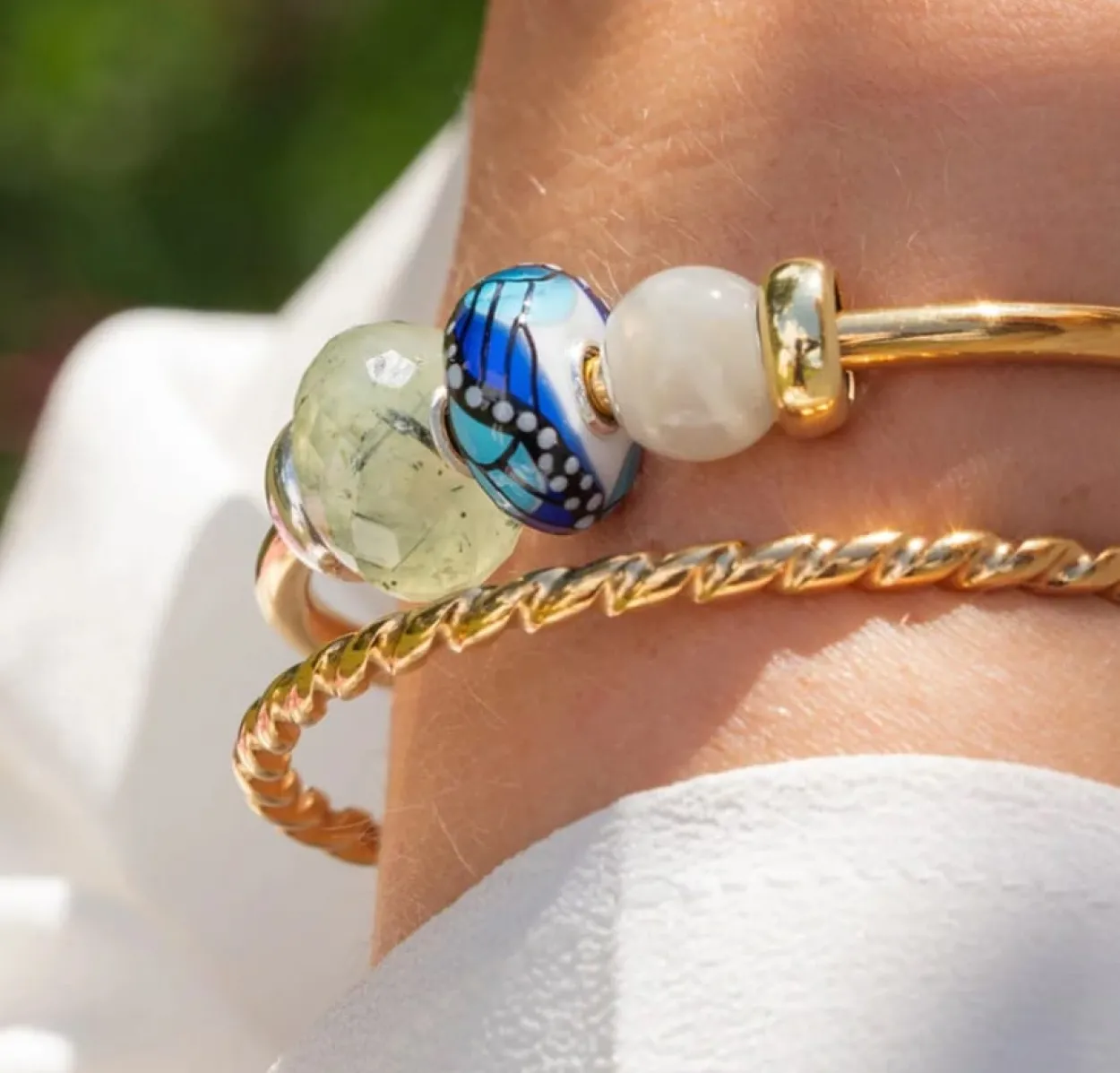 TROLLBEADS GLASKUGLE VINGER AF SINDSRO - TGLBE-20373