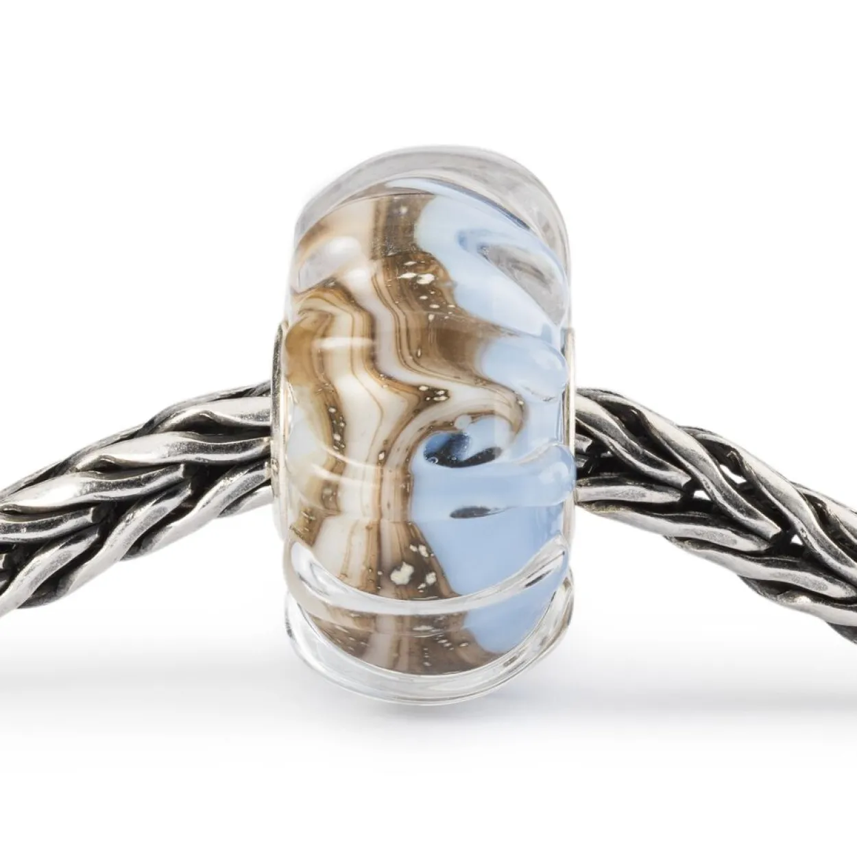 TROLLBEADS 'HØJE BØLGER' GLAS KUGLE - TGLBE-20331