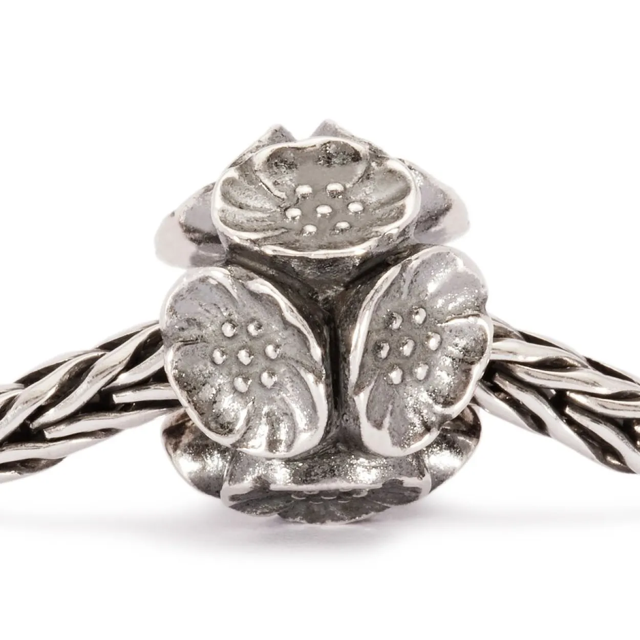 TROLLBEADS KIRSEBÆRBLOMST SØLV KUGLE - TAGBE-40012