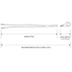 TROLLBEADS LÆDERARMBÅND BRUN 41CM – TLEBR-00005