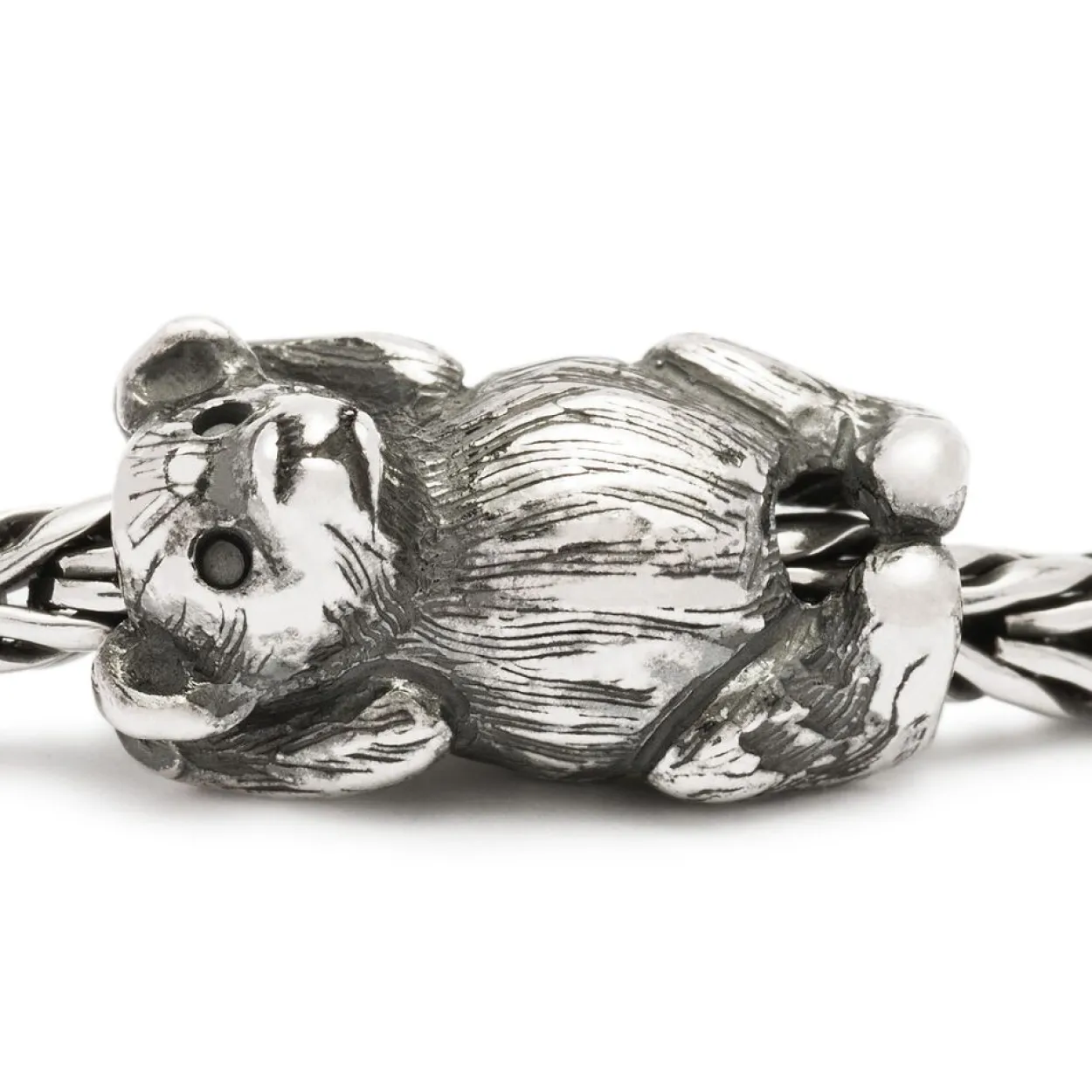 TROLLBEADS PLYSBJØRN SØLV KUGLE - TAGBE-20105