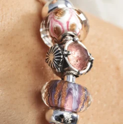 TROLLBEADS ROSA SYMFONI GLASKUGLE- TGLBE-30105