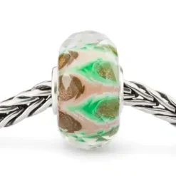 TROLLBEADS SMARAGD SYMFONI GLASKUGLE- TGLBE-30104