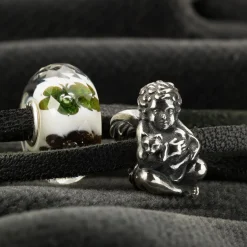 TROLLBEADS 'VINTERBLOMST' GLAS LED - TGLBE-30075