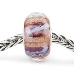 TROLLBEADS VIOLET MELODI GLASKUGLE - TGLBE-30102